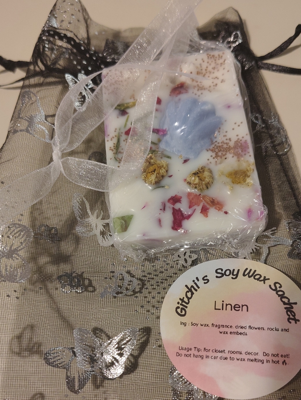 - Linen Scent Sachet (White)